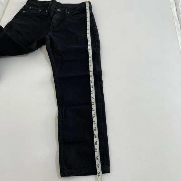 Levi's Mens 29 x 25 Black 514 Straight Flex Fit Denim Jean Stretch - Picture 13 of 15